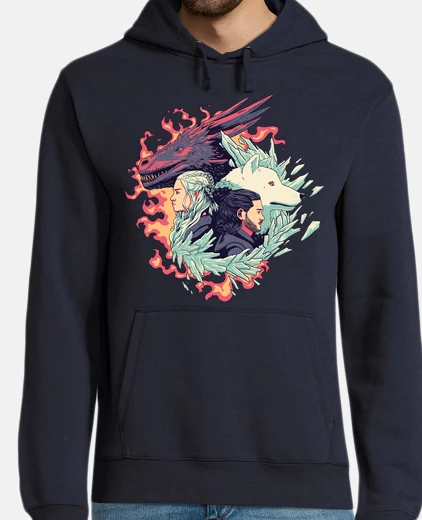 Sweat dragon et loup - daenerys et jon snow