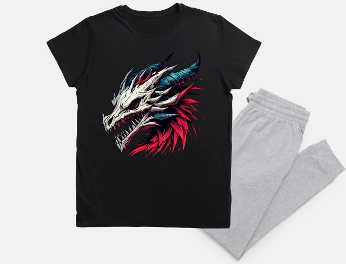 Pyjama Dragon Skull Fantasy RPG Game