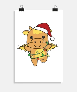 Dragon Christmas Winter Animals Dragon