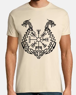 Dragon noir et boussole viking