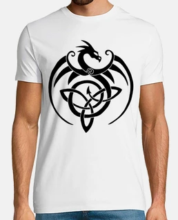 Dragon noir et symbole celte