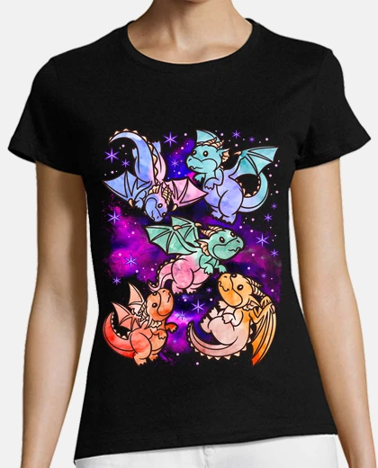 T-shirt dragons constellations space illustration aesthetic cool