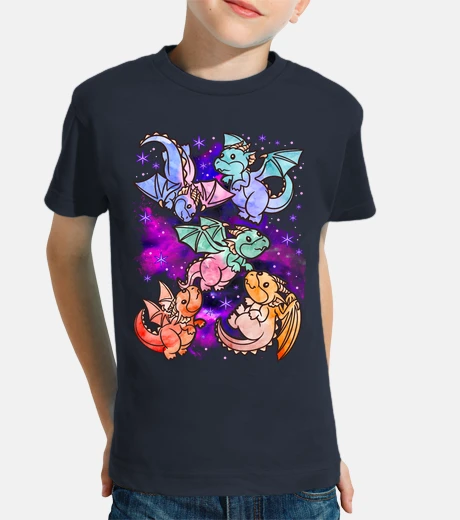 Children's dragons constellations space illustration aesthetic cute
