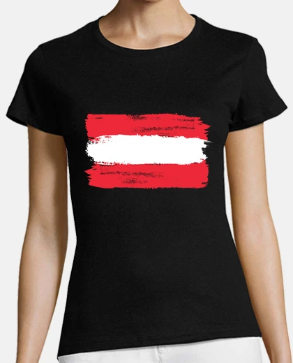Tee-shirt drapeau autriche