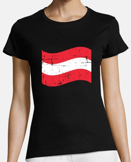 Tee-shirt drapeau autriche