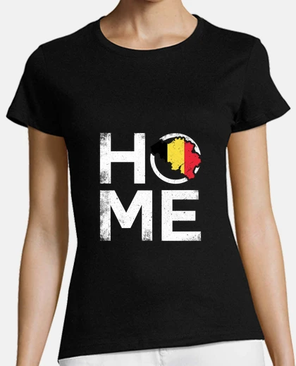 Tee-shirt drapeau belge fabriqué en belgique