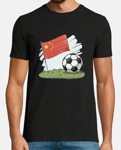 Tee-shirt drapeau chinois and all de football de 