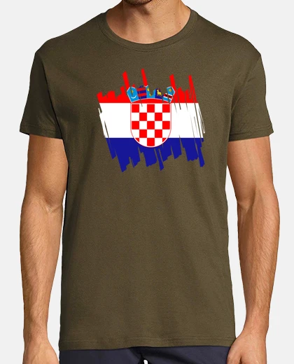Tee-shirt Drapeau croatie