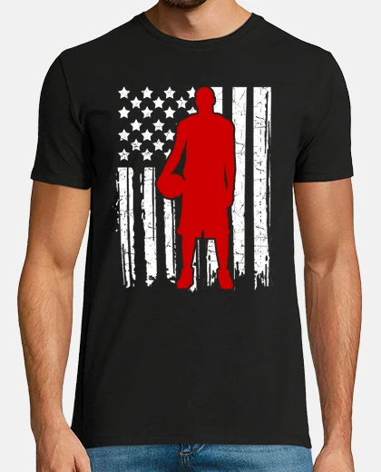 Tee-shirt drapeau de basketball