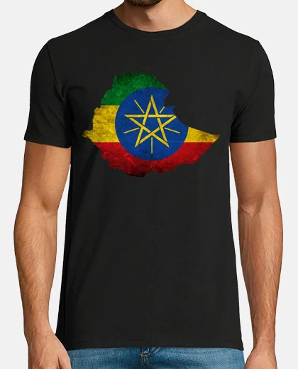 Tee-shirt drapeau de l39Éthiopie