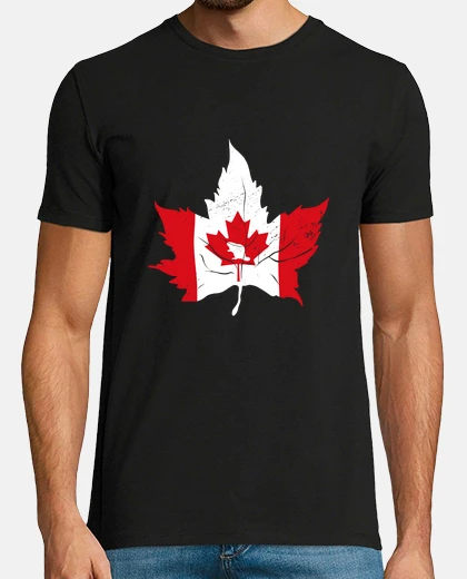 Tee-shirt drapeau de la feuille d39érable du cana