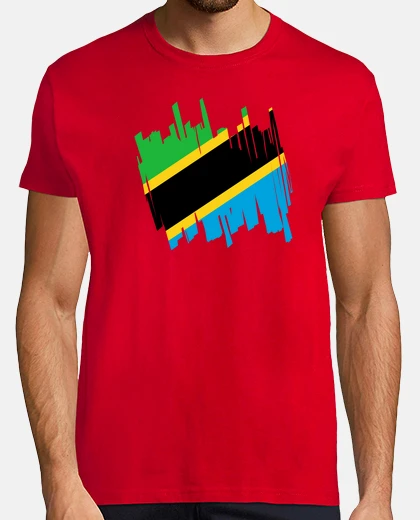 Tee-shirt Drapeau de la tanzanie