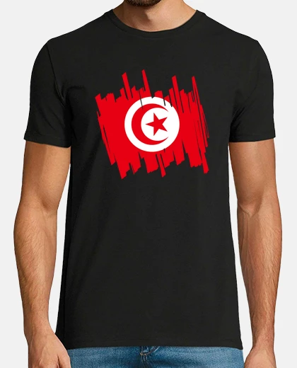 Tee-shirt Drapeau de la tunisie