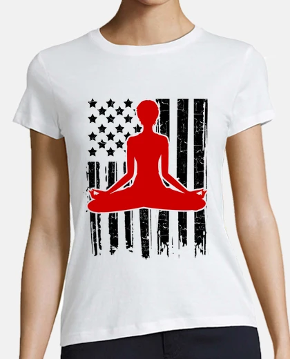 Tee-shirt drapeau de yoga