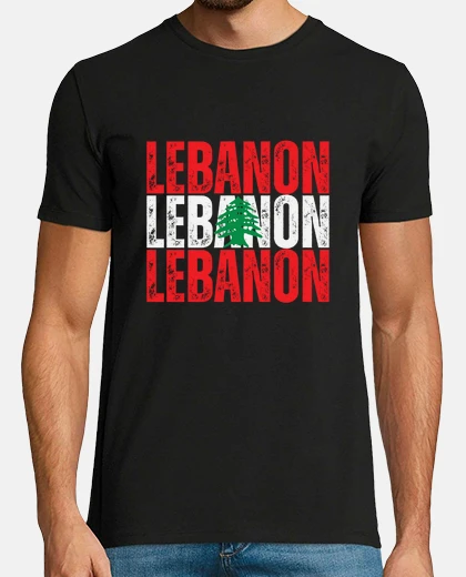 Tee-shirt drapeau du liban fierté libanaise