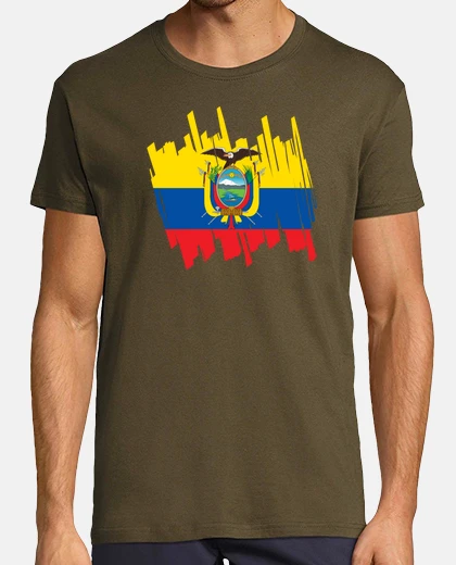 Tee-shirt Drapeau équateur