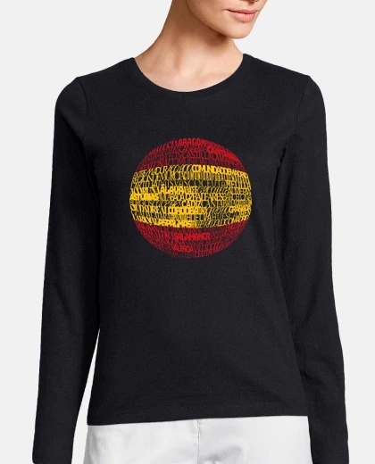 Tee-shirt drapeau espagne provinces communautés