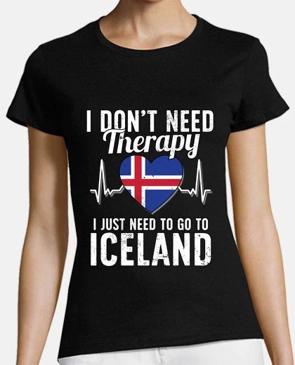 Tee-shirt drapeau islandais i souvenirs islandais