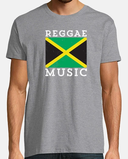 Tee-shirt drapeau jamaïcain de musique reggae