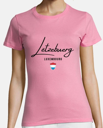 Tee-shirt drapeau luxembourgeois fierté luxembour
