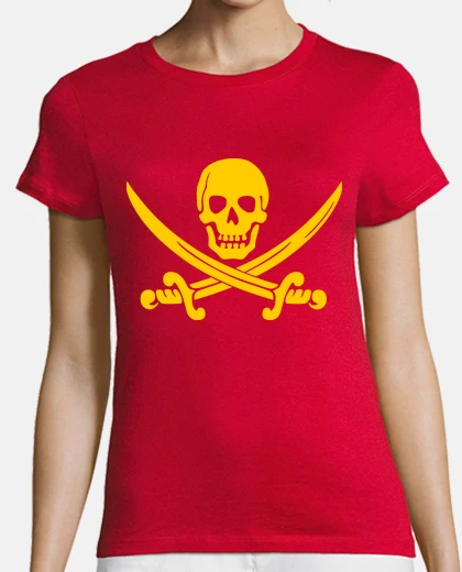 Tee-shirt drapeau pirate jaune