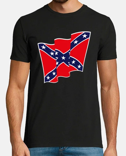 Tee-shirt drapeau rockabilly dixie - 3c