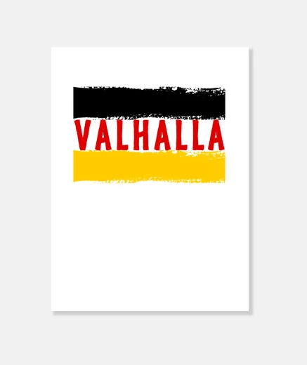 Tableau drapeau viking allemand pour viking de