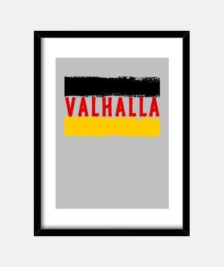 Cadre drapeau viking allemand pour viking de