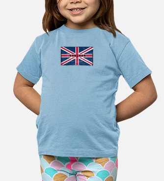 Tee shirt enfant drapeau anglais tostadora