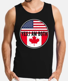 drapeau moitié usa moitié Canada