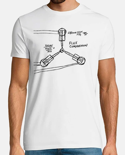 T-shirt Drawing Flux Capacitor (Back to the Future)