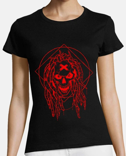 T-shirt dreadlocks rosse