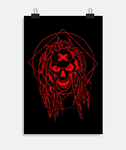 Poster dreadlocks rosse