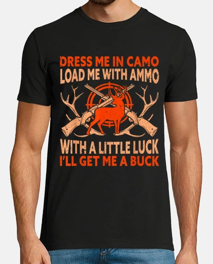 Tee-shirt Dress In Camo Load Ammo Little Luck Get