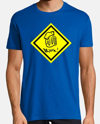 T-shirt drink beer