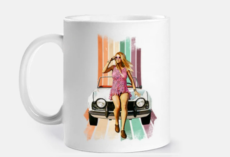 Cup drive pinup shirt mushroom