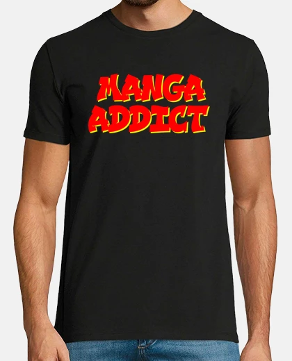T-shirt drogatto di manga