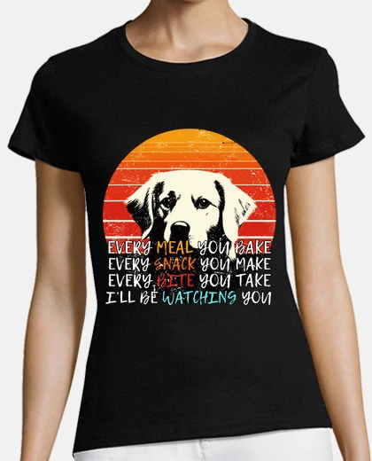 Tee-shirt drôle de labrador golden retriever