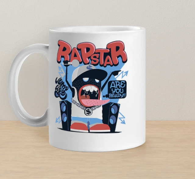 Mug drôle de monstre star du rap tostadora