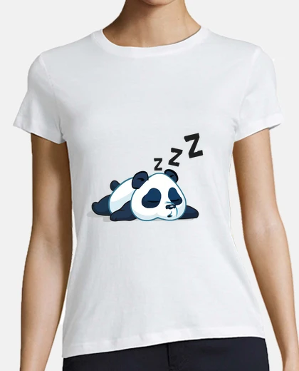 Tee-shirt drôle de panda qui dort