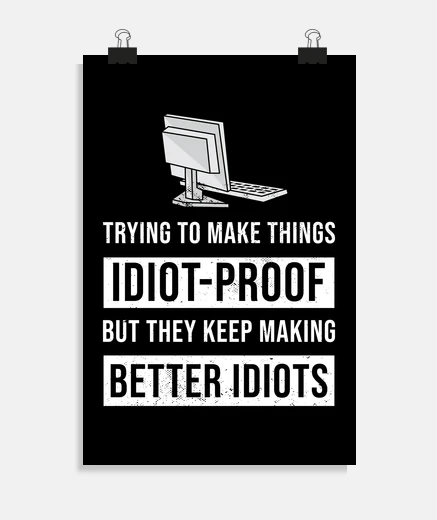 Poster drôle meilleur cadeau de programmation 