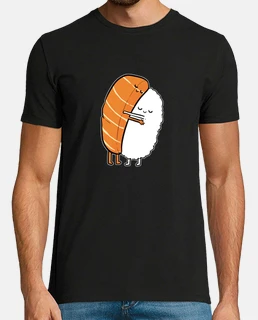 drôle de sushi étreinte anime ramen saumon riz manga cadeau