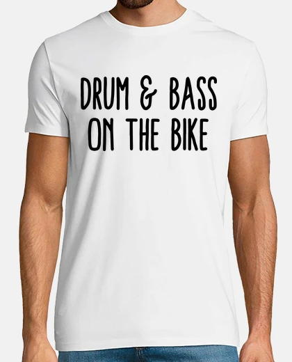 Tee-shirt Drum and bass on the bike musique
