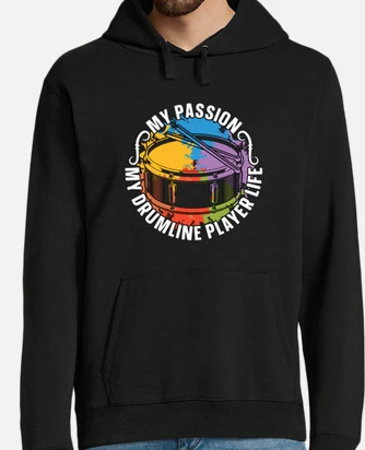 Drumline player my passion my drumline hoodie tostadora