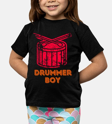 Kids drummer boy rock music and pop
