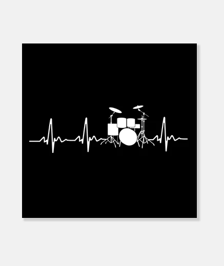 Wall Drummer heartbeat - funny gift idea