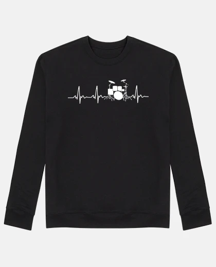 Hoodie Drummer heartbeat - funny gift idea