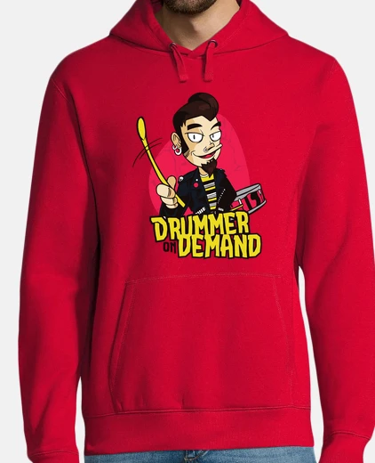 Hoodie Drummer on Demand Music Design