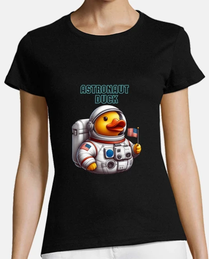 T-shirt duck di duck  papera di gomma astronaut