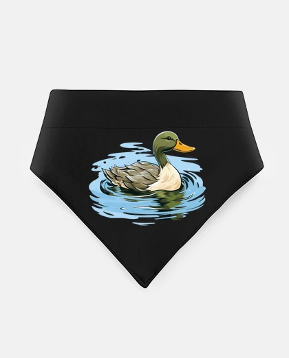 Mascotas duck on the pond pond mallard green collar